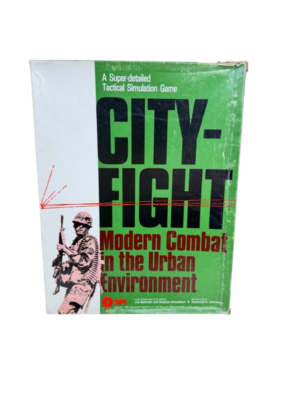 Vintage City-Fight: Modern Combat in the Urban Environment Board Game  - SPI 197 - Picture 2 of 11